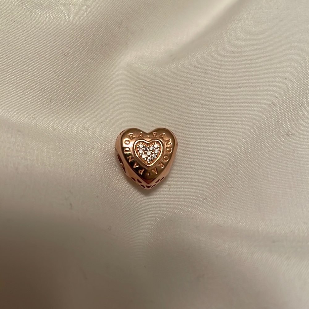 Pandora Rose Signature Heart Charm